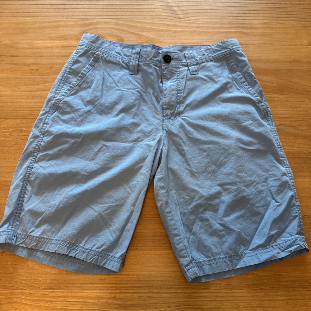 NWOT Columbia Men's Blue Cotton Shorts Size 30W 10L